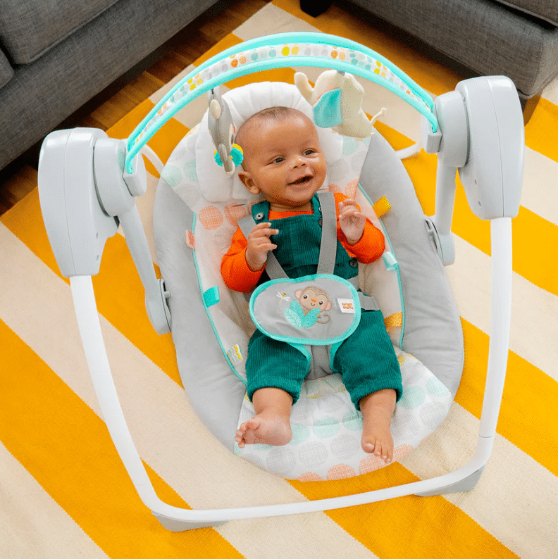 Bright Starts - Leagan portabil Whimsical Wild - Image 2