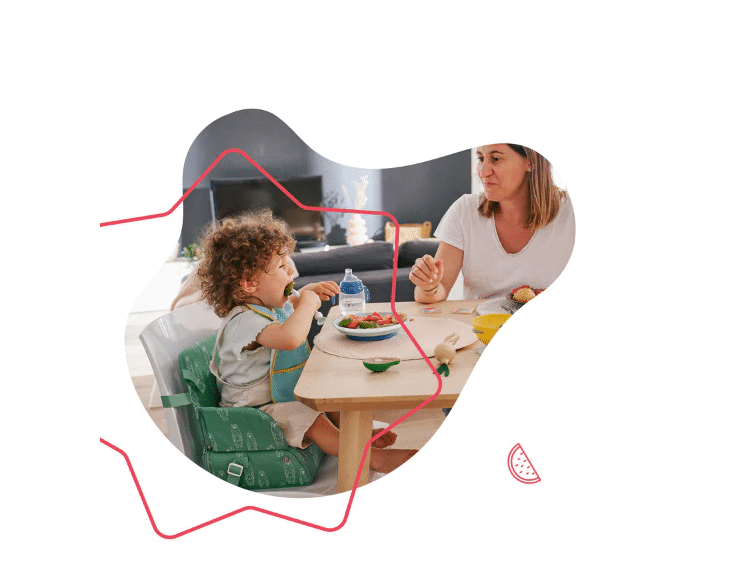 Badabulle- Booster pliabil Nomad Verde cu Ursuleti - Image 3