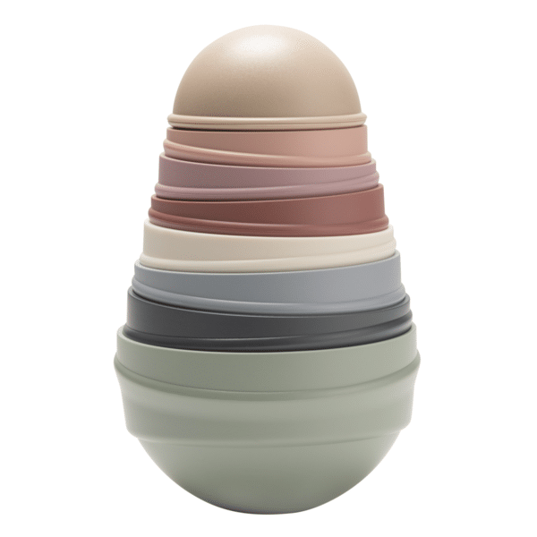 BIBS - Jucaria Turnul Wobbly, Pastel Rainbow - Image 2