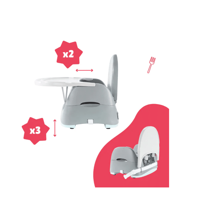 Badabulle - Booster compact Home&Go din materiale reciclabile - Image 3