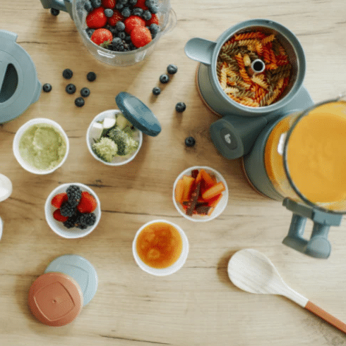 Babymoov - Robot multifunctional Nutribaby Glass 4 in 1 din sticla si otel inoxidabil - Image 5