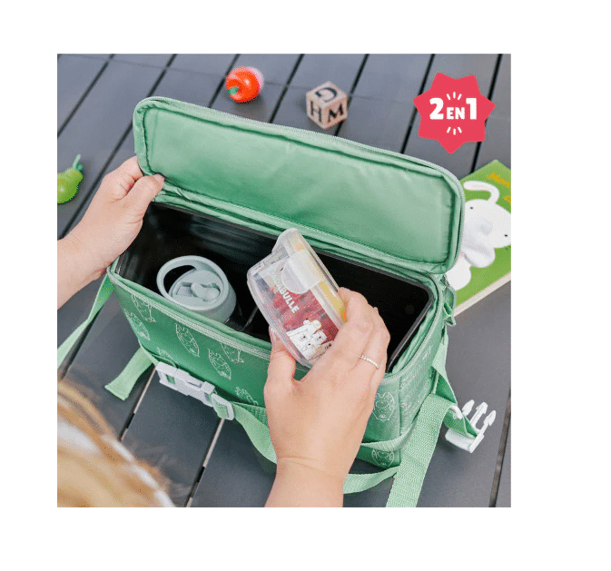 Badabulle- Booster pliabil Nomad Verde cu Ursuleti - Image 8