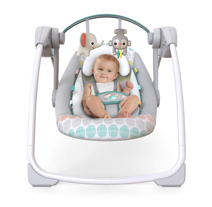 Bright Starts - Leagan portabil Whimsical Wild - Image 6