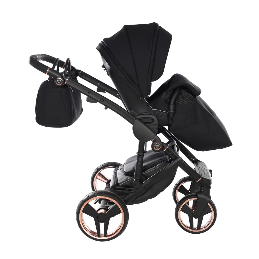 Carucior 2 in 1 Junama Diamond Satin 02 Tex Black Copper - Image 8