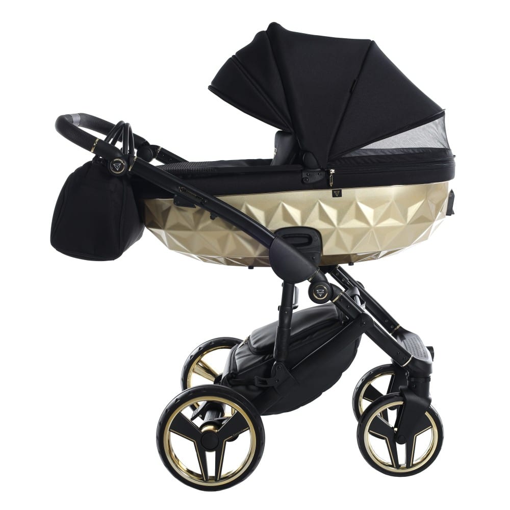 Carucior 2 in 1 Junama Diamond Satin 03 Tex Gold - Image 4