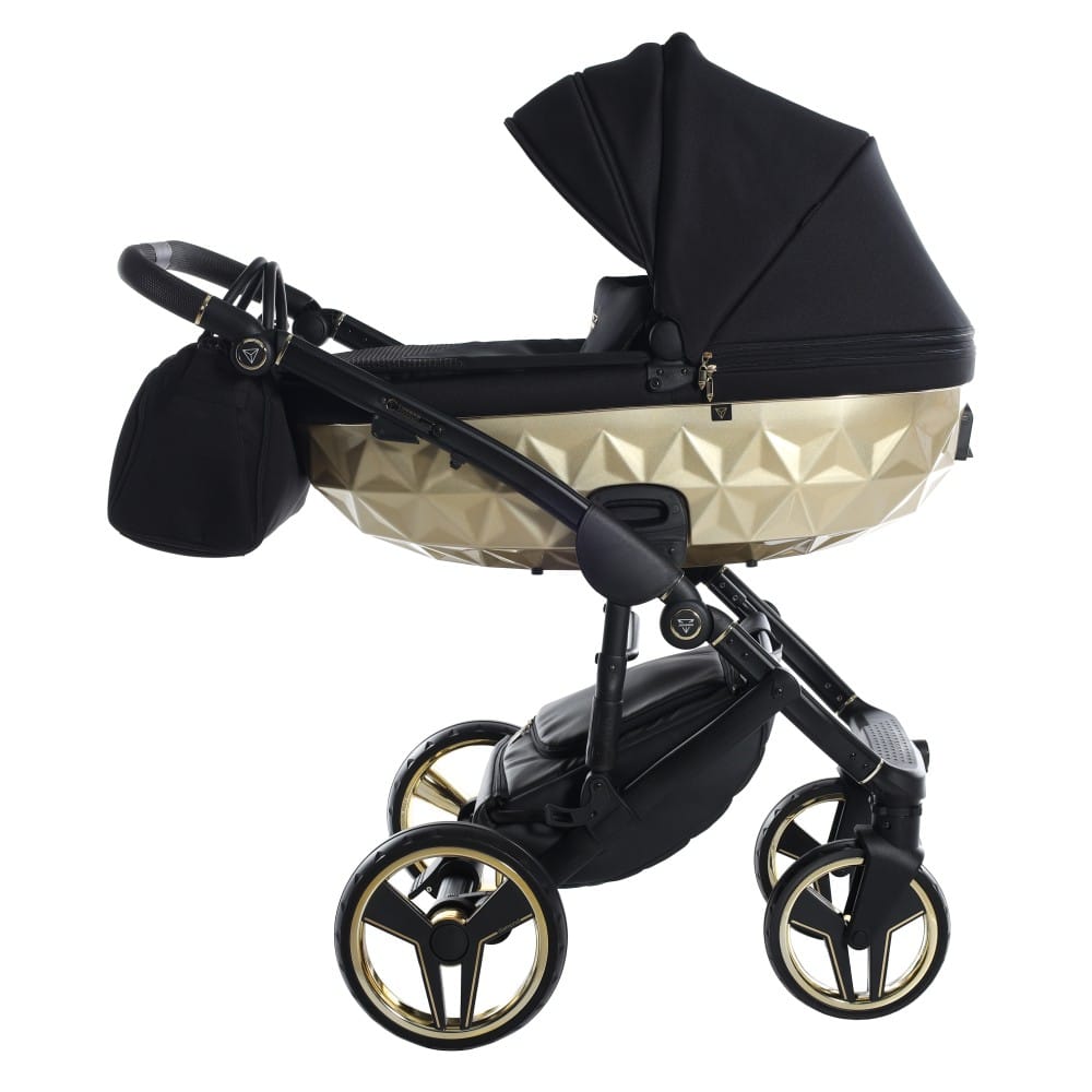 Carucior 2 in 1 Junama Diamond Satin 03 Tex Gold - Image 5