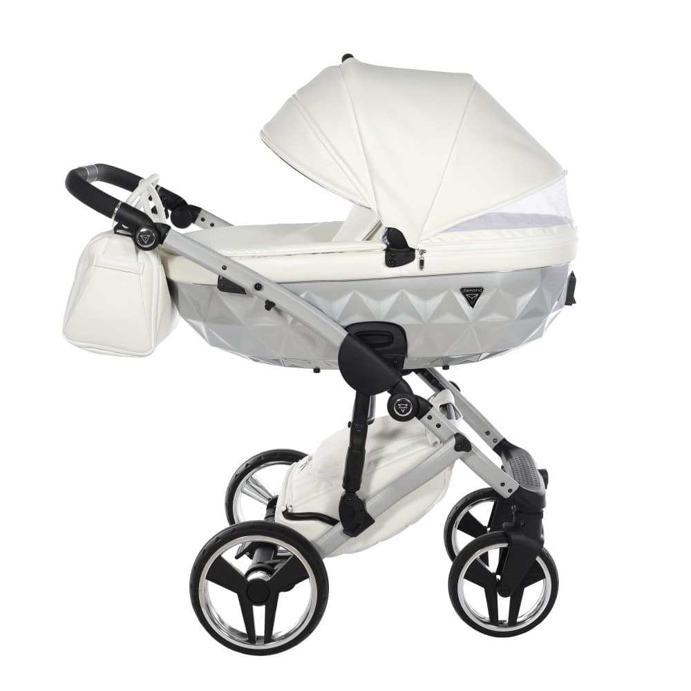 Carucior 2 in 1 Junama Diamond Satin Eco 15 SLV - Image 8