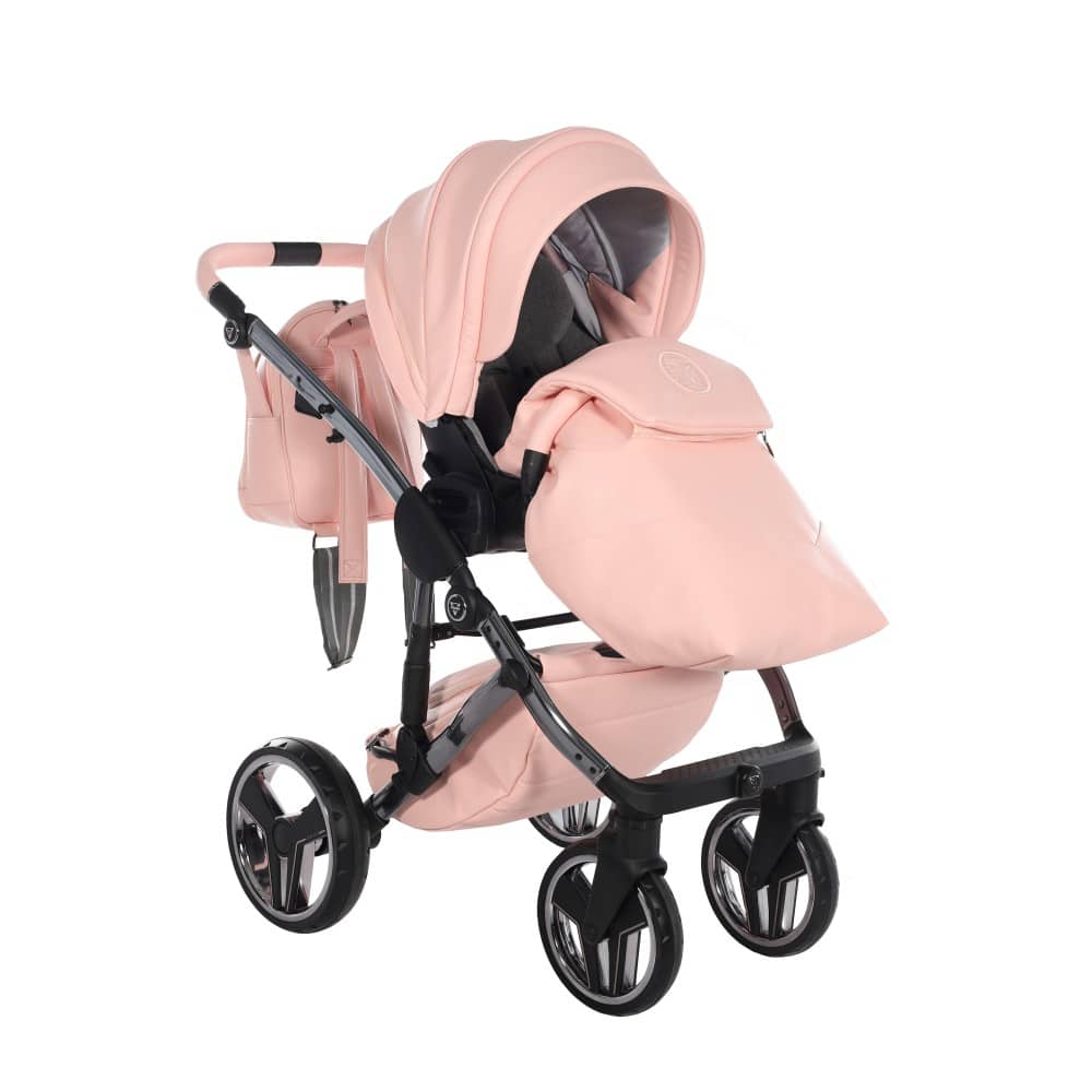 Carucior 2 in 1 Junama Diamond V2 Hand Craft 02 Apricot - Image 16