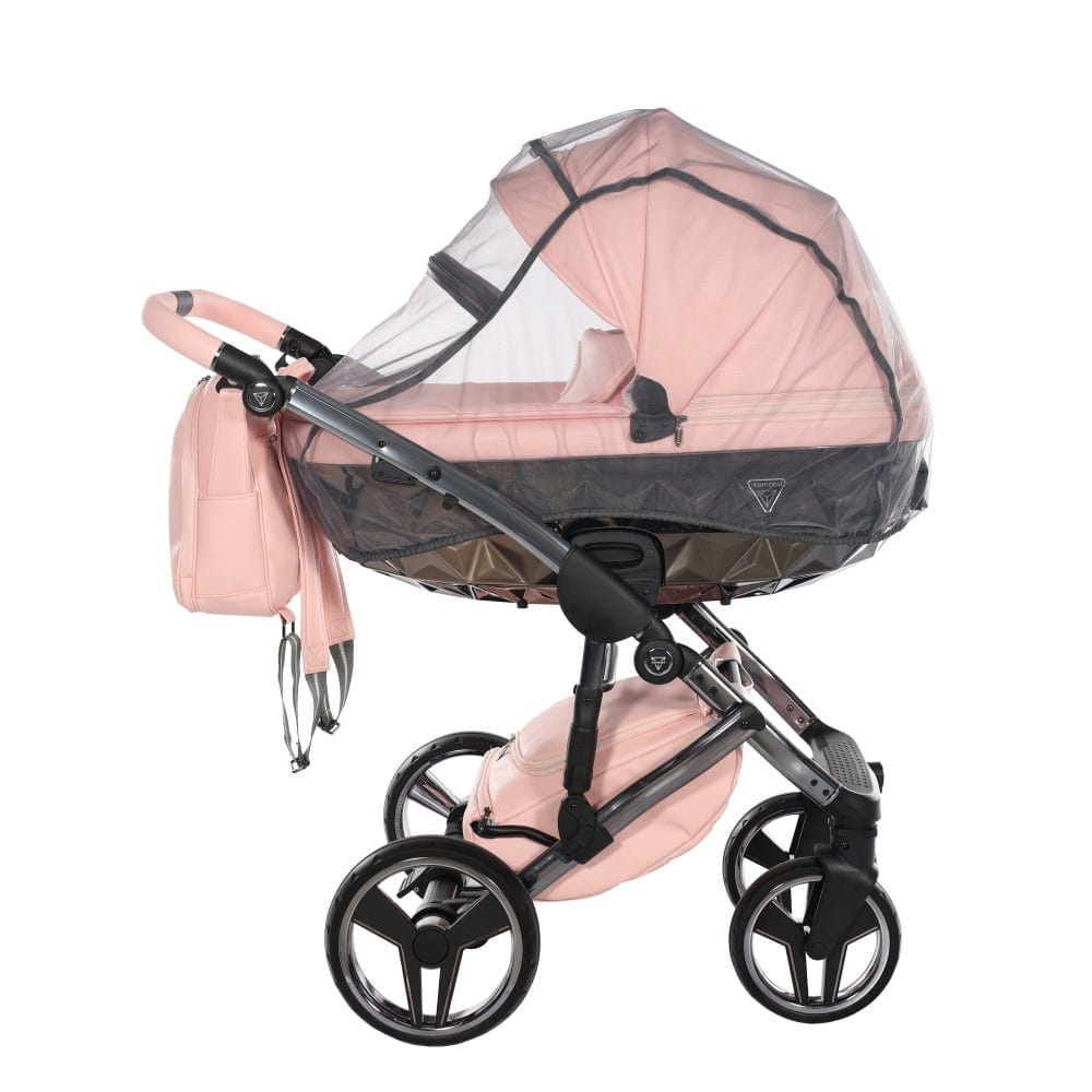 Carucior 2 in 1 Junama Diamond V2 Hand Craft 02 Apricot - Image 6