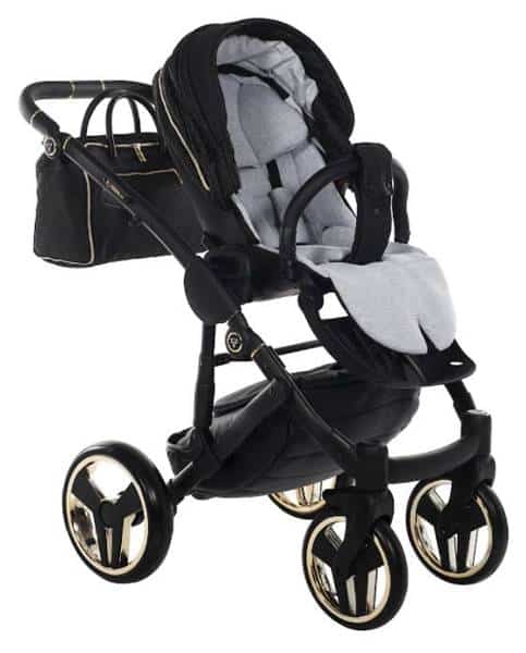 Carucior Junama Diamond MS 2 in 1 Gold Black - Image 5