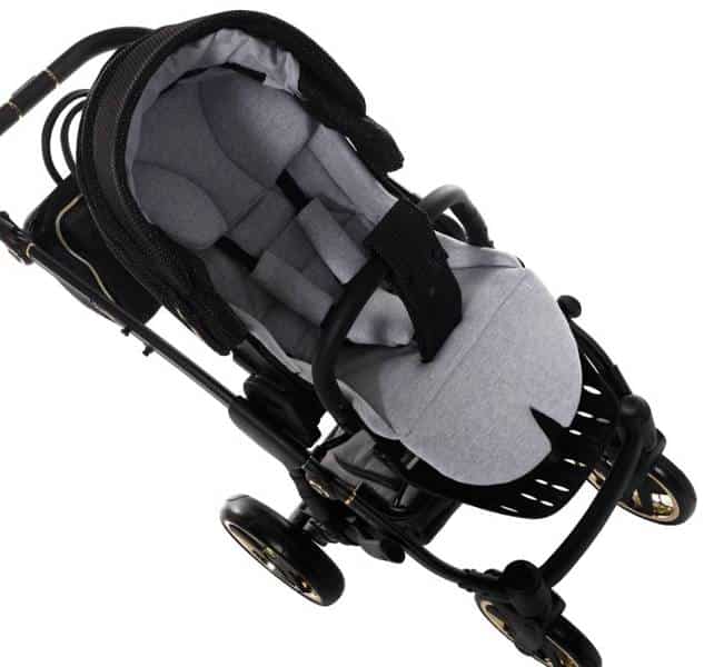 Carucior Junama Diamond MS 2 in 1 Gold Black - Image 6