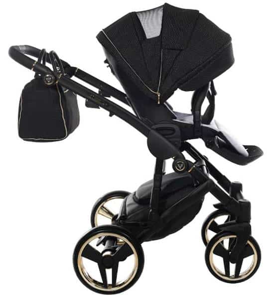 Carucior Junama Diamond MS 2 in 1 Gold Black - Image 8