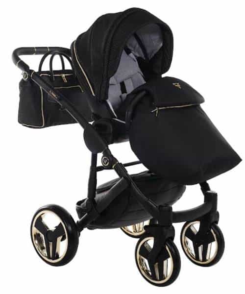 Carucior Junama Diamond MS 2 in 1 Gold Black - Image 7