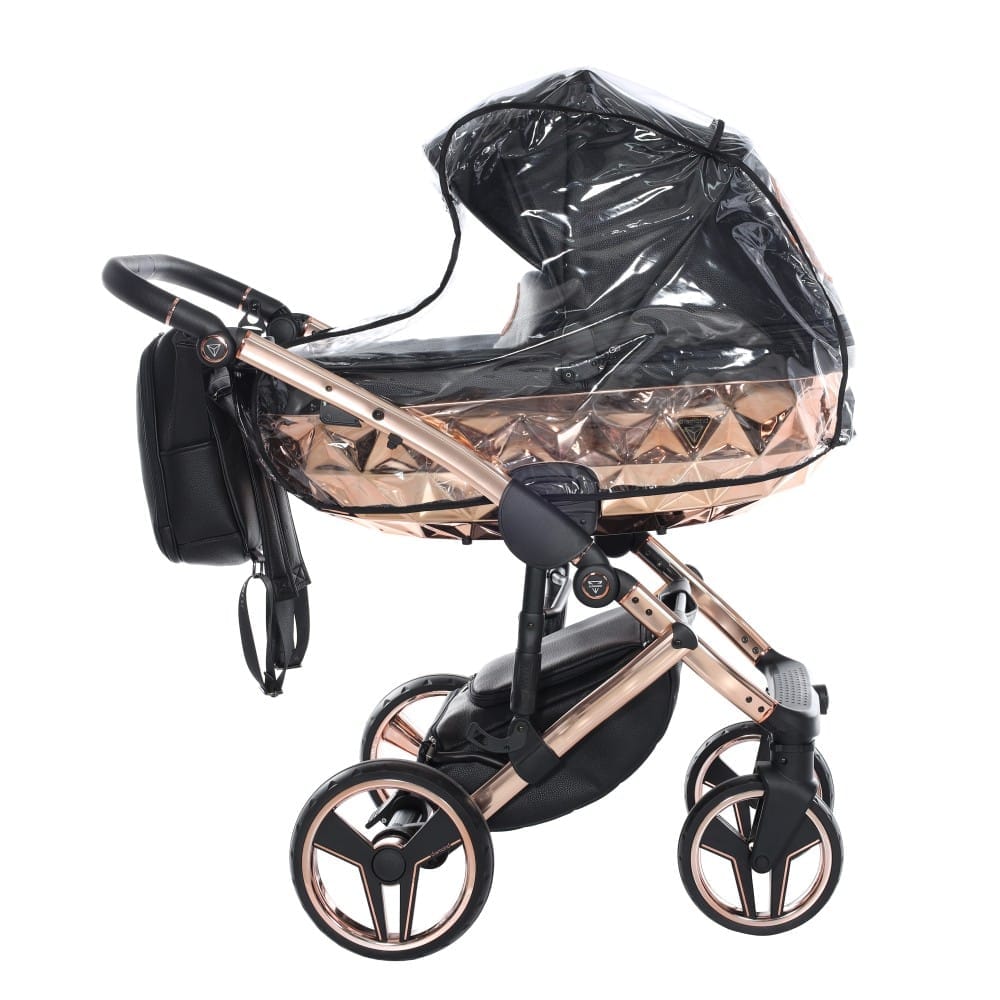 Carucior 2 in 1 Junama Diamond V2 Hand Craft 09 Copper Black - Image 5