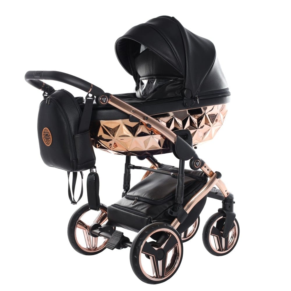 Carucior 2 in 1 Junama Diamond V2 Hand Craft 09 Copper Black - Image 3