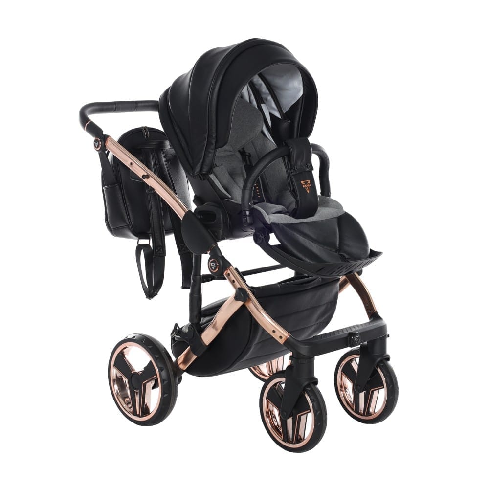 Carucior 2 in 1 Junama Diamond V2 Hand Craft 09 Copper Black - Image 13