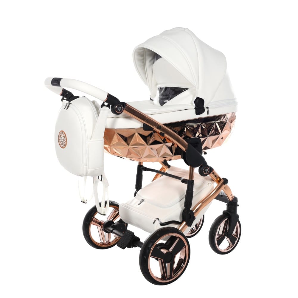 Carucior 2 in 1 Junama Diamond V2 Hand Craft 09 Copper White - Image 4