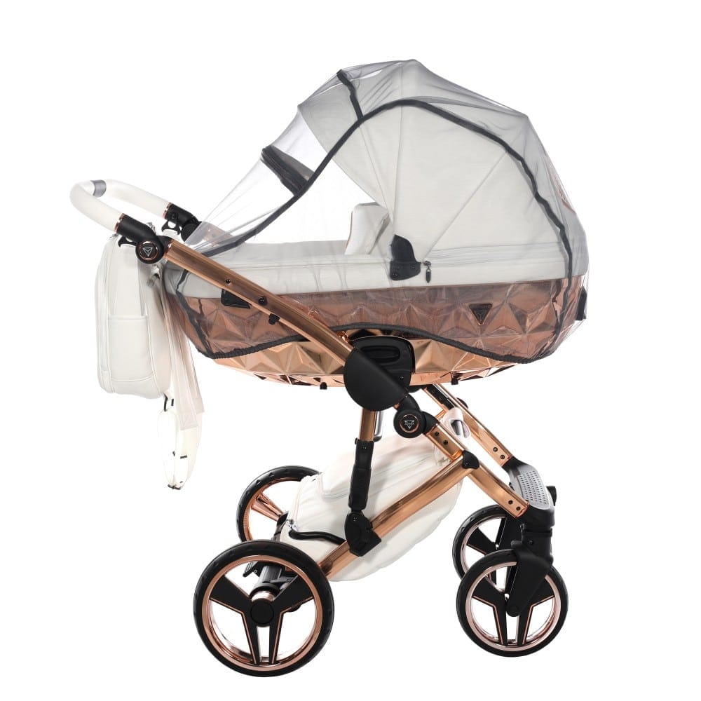 Carucior 2 in 1 Junama Diamond V2 Hand Craft 09 Copper White - Image 6