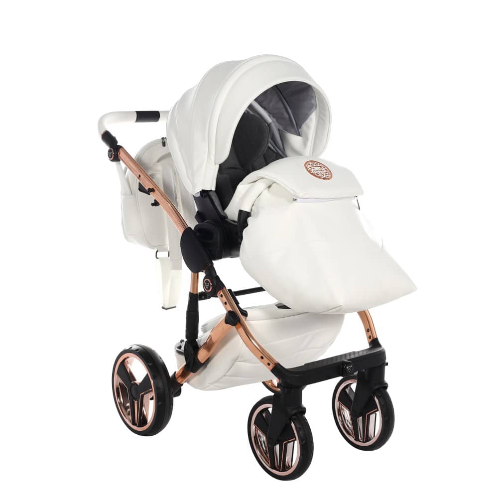 Carucior 2 in 1 Junama Diamond V2 Hand Craft 09 Copper White - Image 15