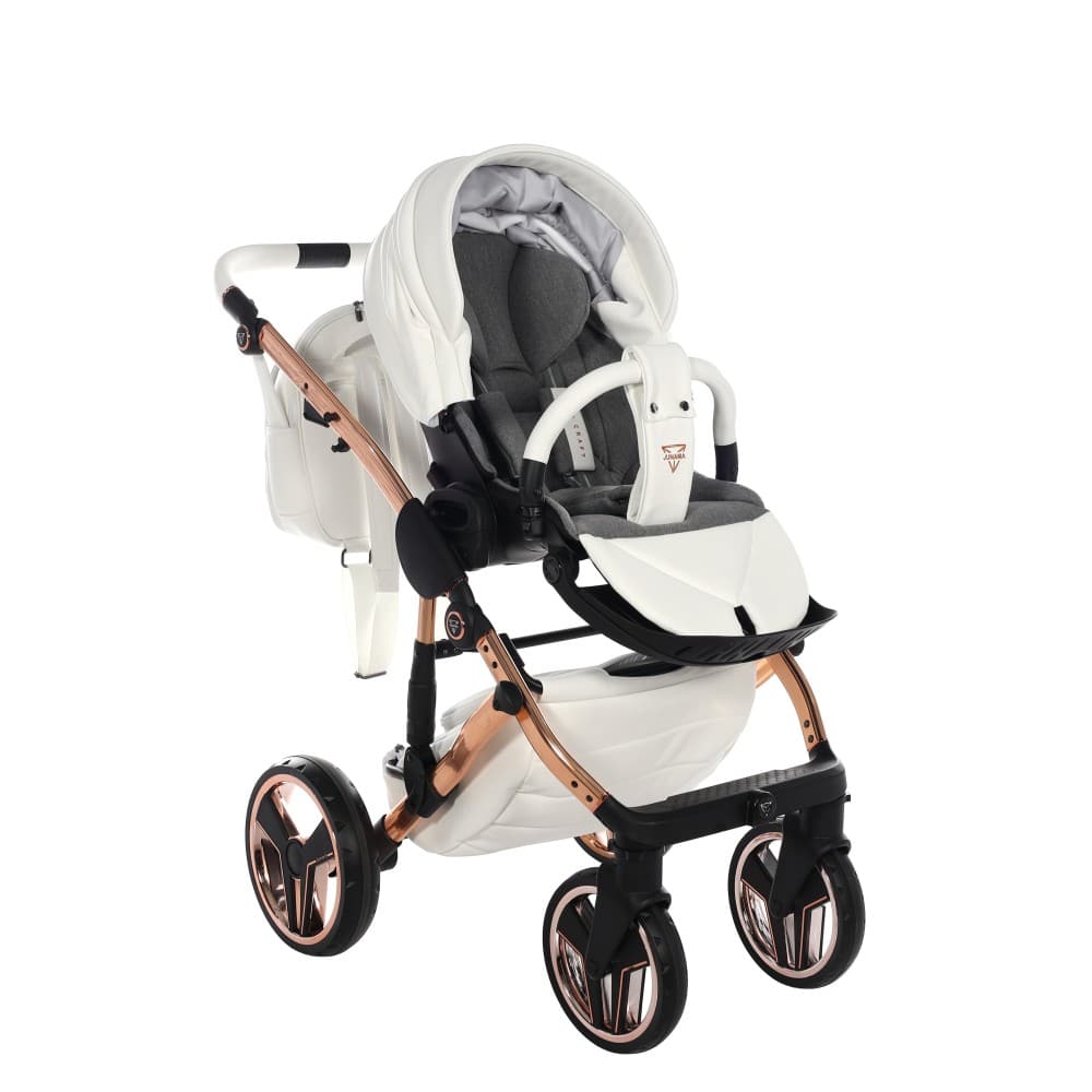 Carucior 2 in 1 Junama Diamond V2 Hand Craft 09 Copper White - Image 14