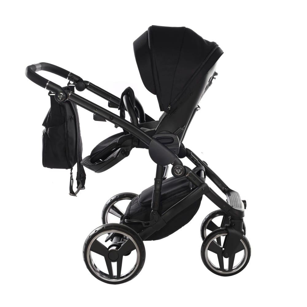 Carucior 2 in 1 Junama Diamond Basic Tex 01 Black - Image 12