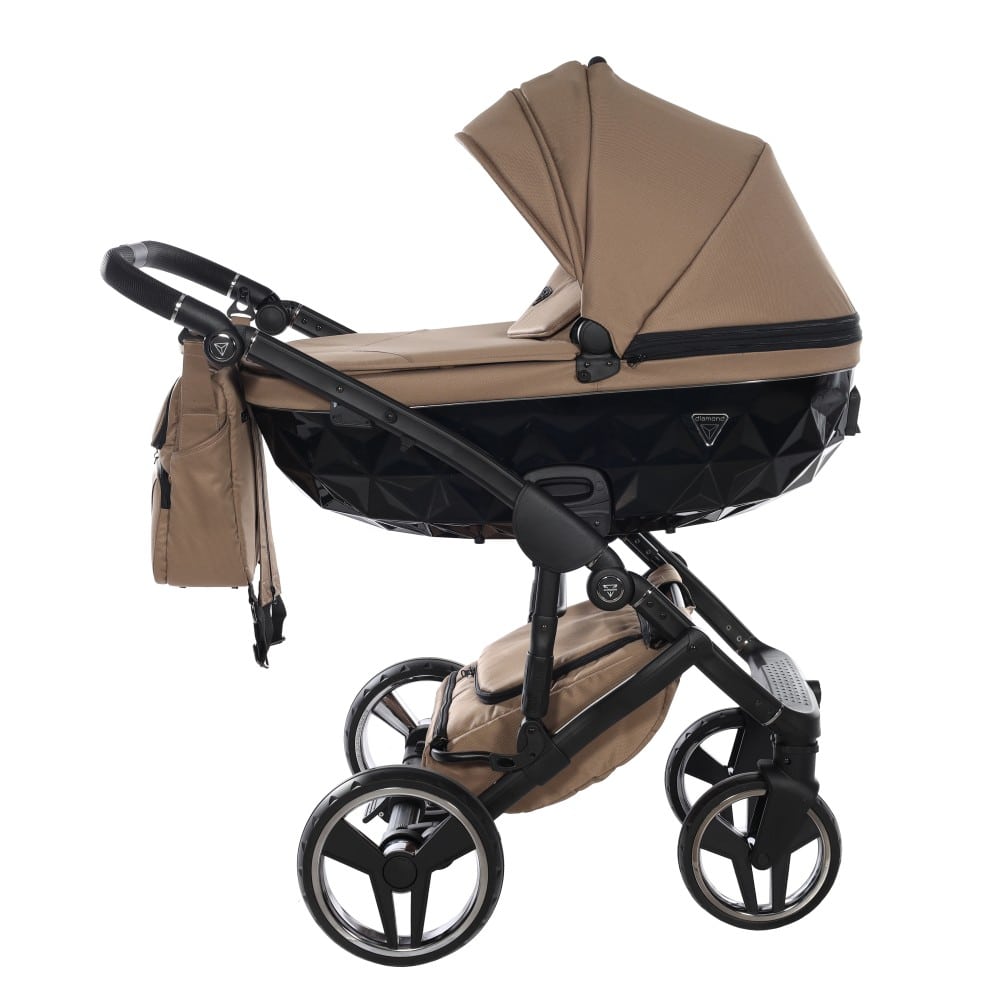 Carucior 2 in 1 Junama Diamond Basic Tex 04 Beige - Image 4