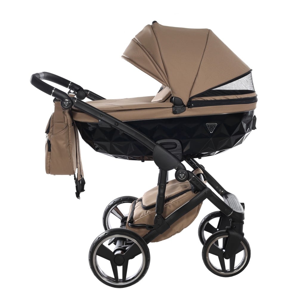 Carucior 2 in 1 Junama Diamond Basic Tex 04 Beige - Image 5