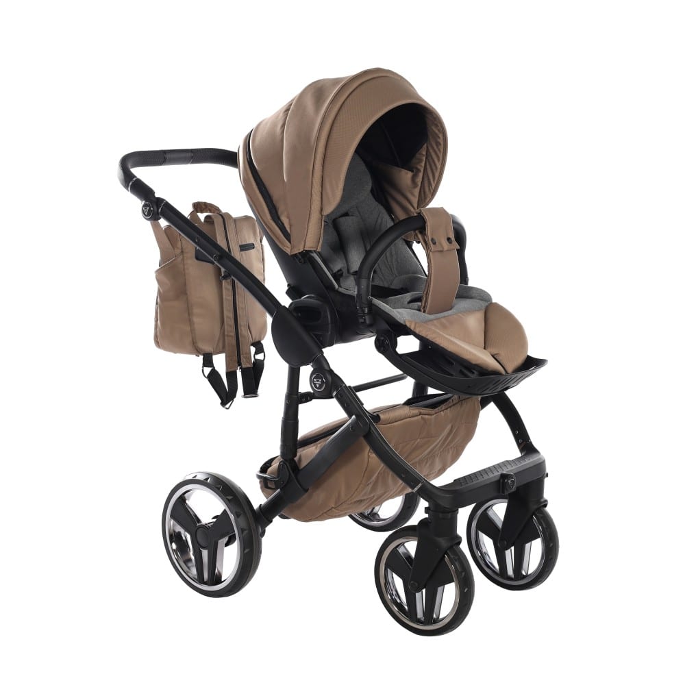 Carucior 2 in 1 Junama Diamond Basic Tex 04 Beige - Image 6