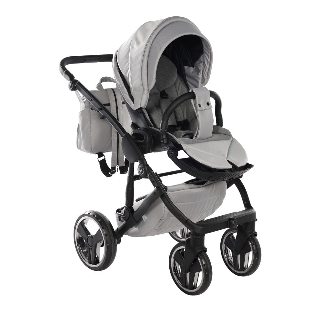 Carucior 2 in 1 Junama Diamond Basic Tex 06 Grey - Image 6