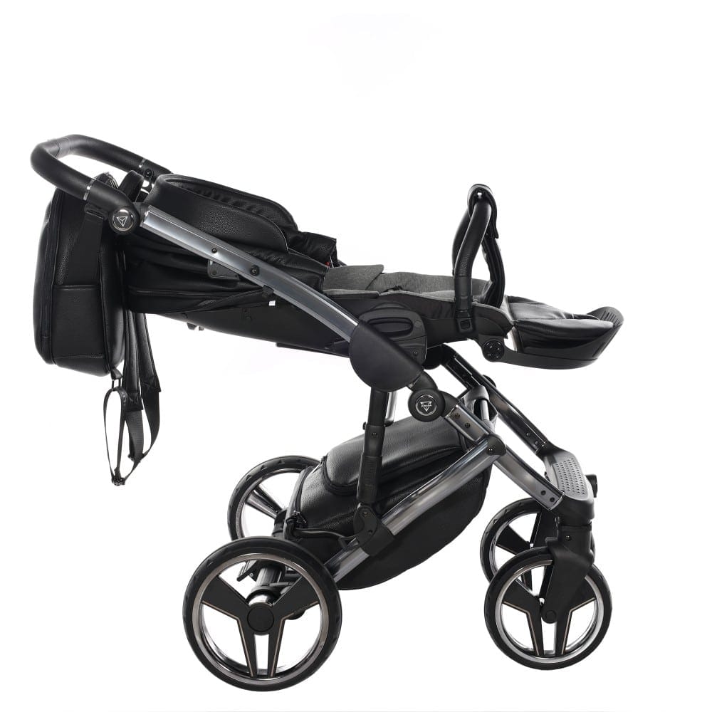 Carucior 2 in 1 Junama Diamond V2 Hand Craft 04 BLK - Image 12