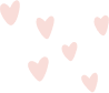 This is an image of mini hearts for decorative purpose
