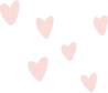 This is an image of mini hearts for decorative purpose