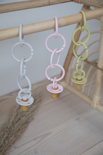 BIBS - Set 12 inele multifunctionale, Sand/Dark Oak/Vanilla - Image 2