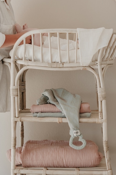 BIBS - Set de 2 museline 70x70 cm, Ivory - Image 4