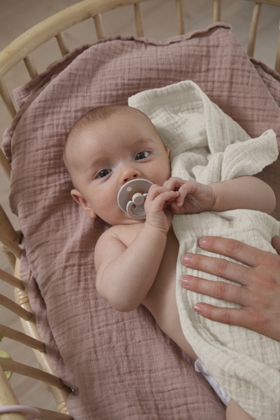 BIBS - Set de 2 museline 70x70 cm, Sage - Image 2