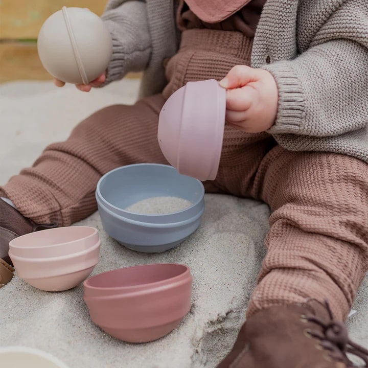 BIBS - Jucaria Turnul Wobbly, Pastel Rainbow - Image 6