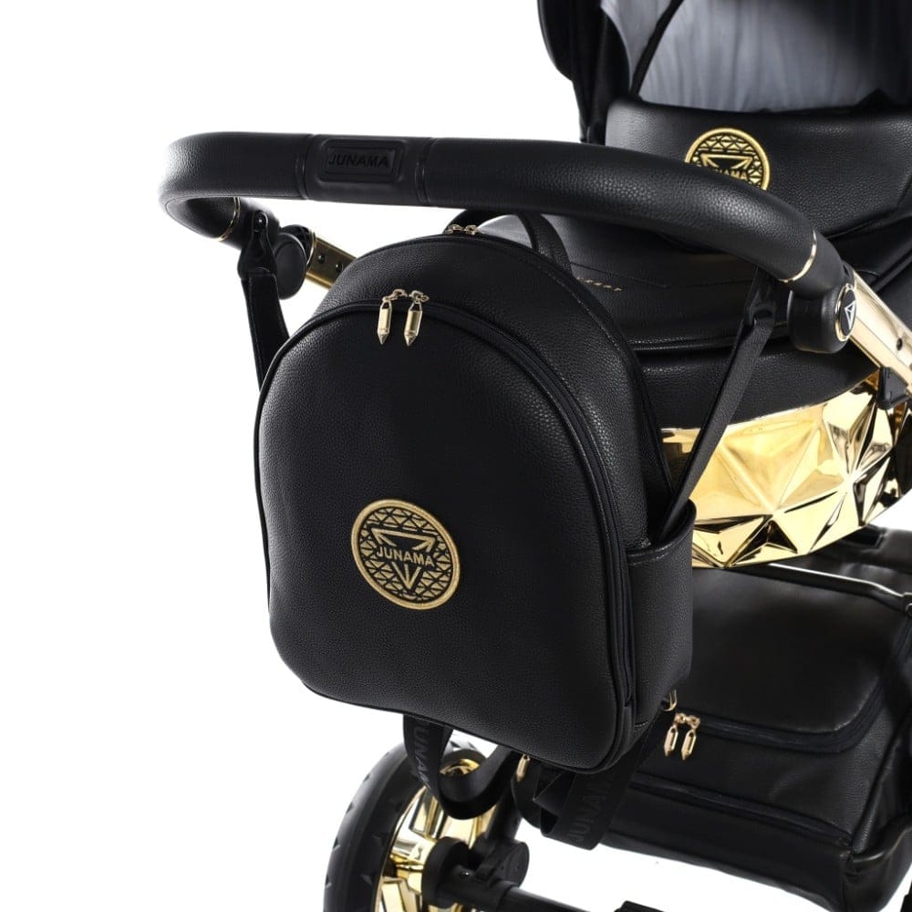 Carucior 2 in 1 Junama Diamond V2 Hand Craft 05 Gold Black - Image 6