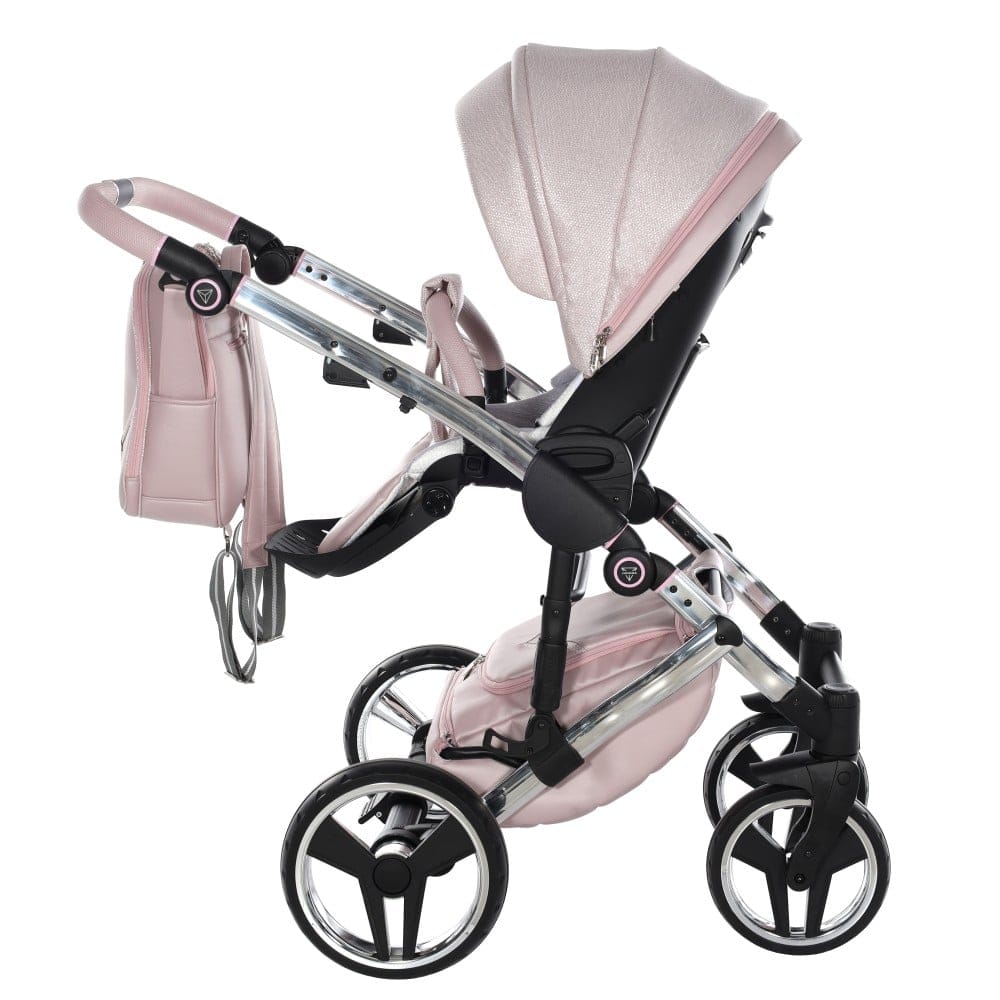 Carucior 2 in 1 Junama Diamond V2 DOLCE 01 Pink Silver - Image 11