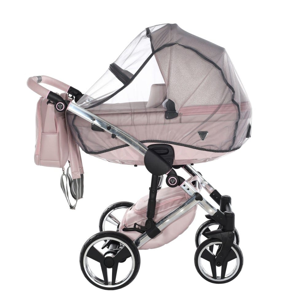 Carucior 2 in 1 Junama Diamond V2 DOLCE 01 Pink Silver - Image 4