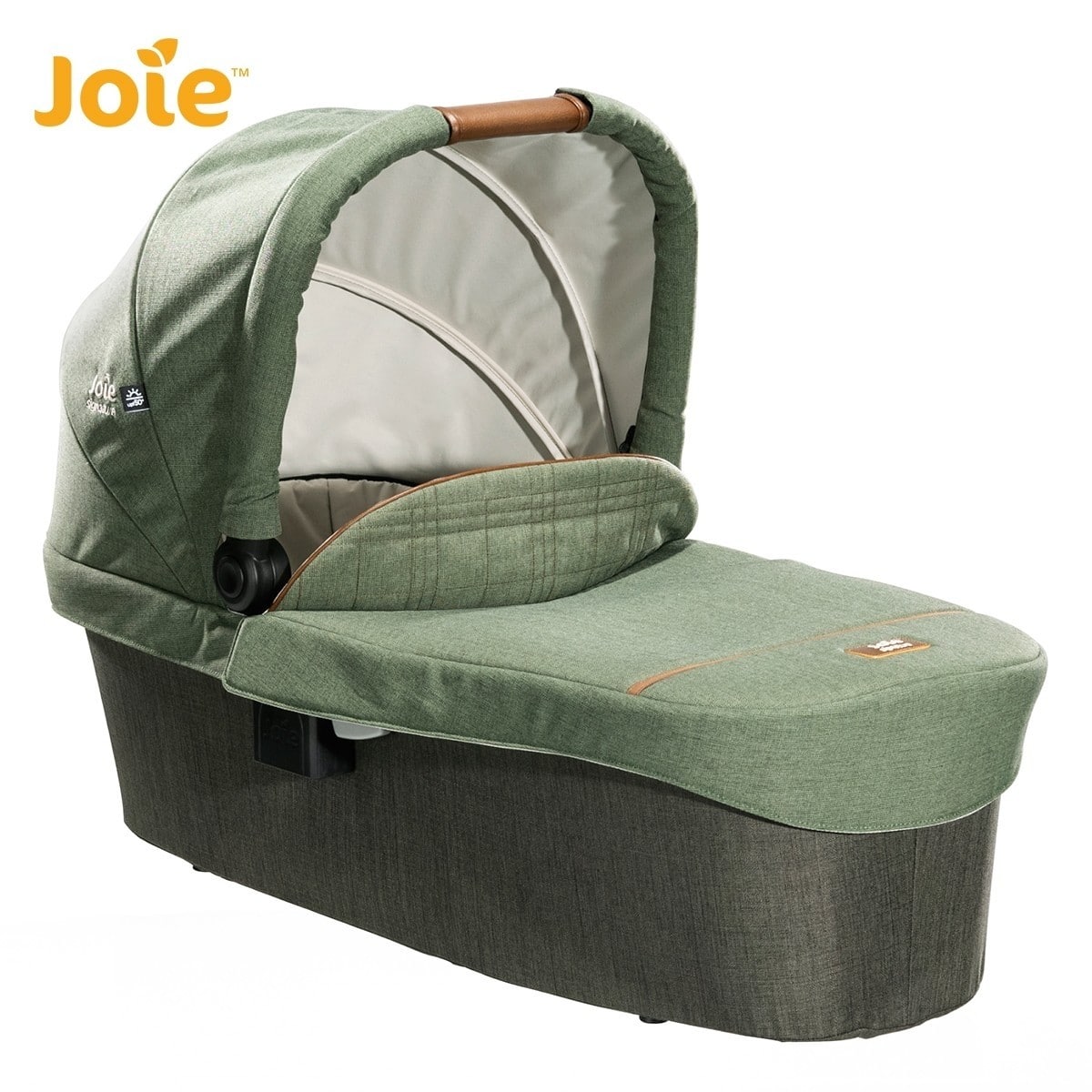 Joie - Carucior pentru copii multifunctional 3 in 1 Finiti Signature Pine/Laurel (Carucior Finiti Pine+ Landou Ramble XL Pine+ scoica i-Snug Laurel) - Image 3