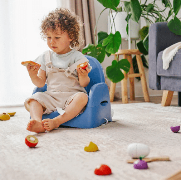 Badabulle- Booster pliabil Nomad Albastru cu Pisicuta - Image 6