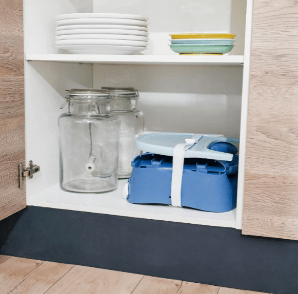 Badabulle- Booster pliabil Nomad Albastru cu Pisicuta - Image 2