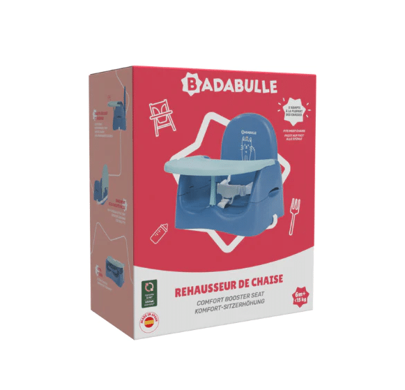 Badabulle- Booster pliabil Nomad Albastru cu Pisicuta - Image 8