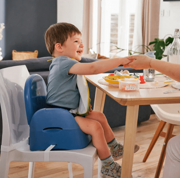 Badabulle- Booster pliabil Nomad Albastru cu Pisicuta - Image 5