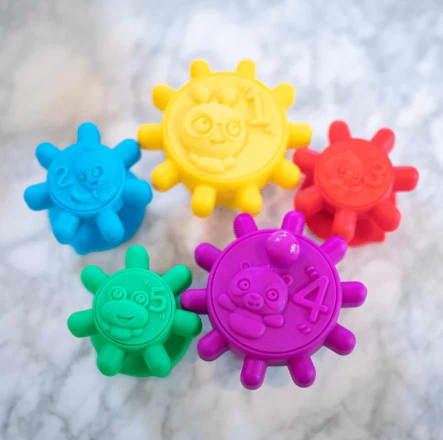 Baby Einsten - Set jucarii senzoriale Ventuzele vesele - Image 4