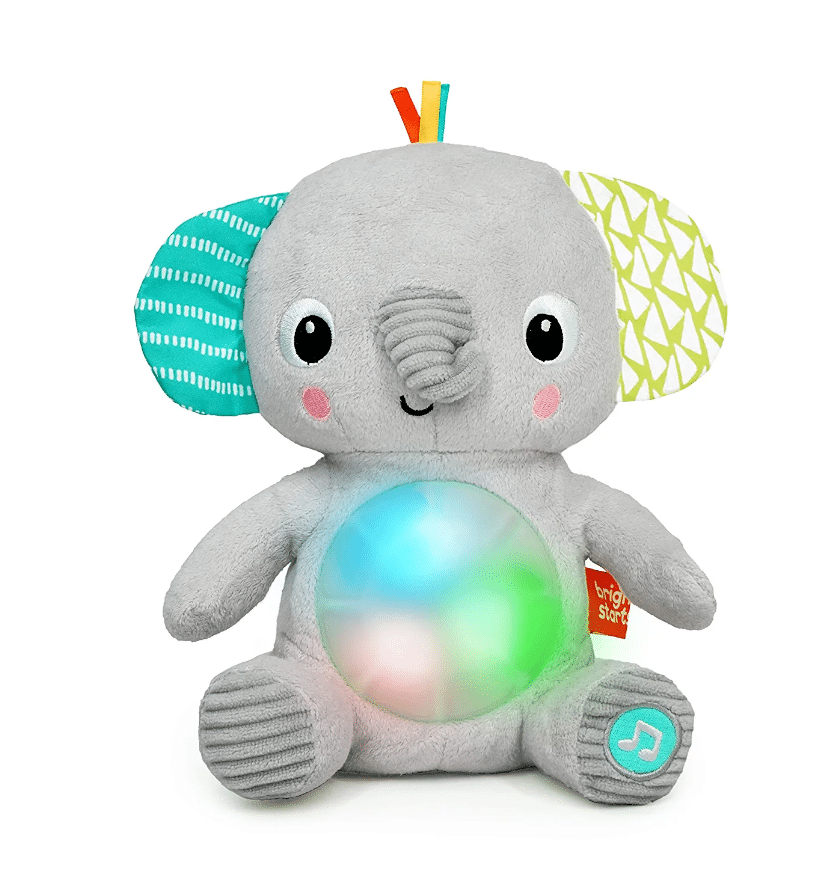Bright Starts - Jucarie interactiva Hug a Bye Baby Elephant - Image 2