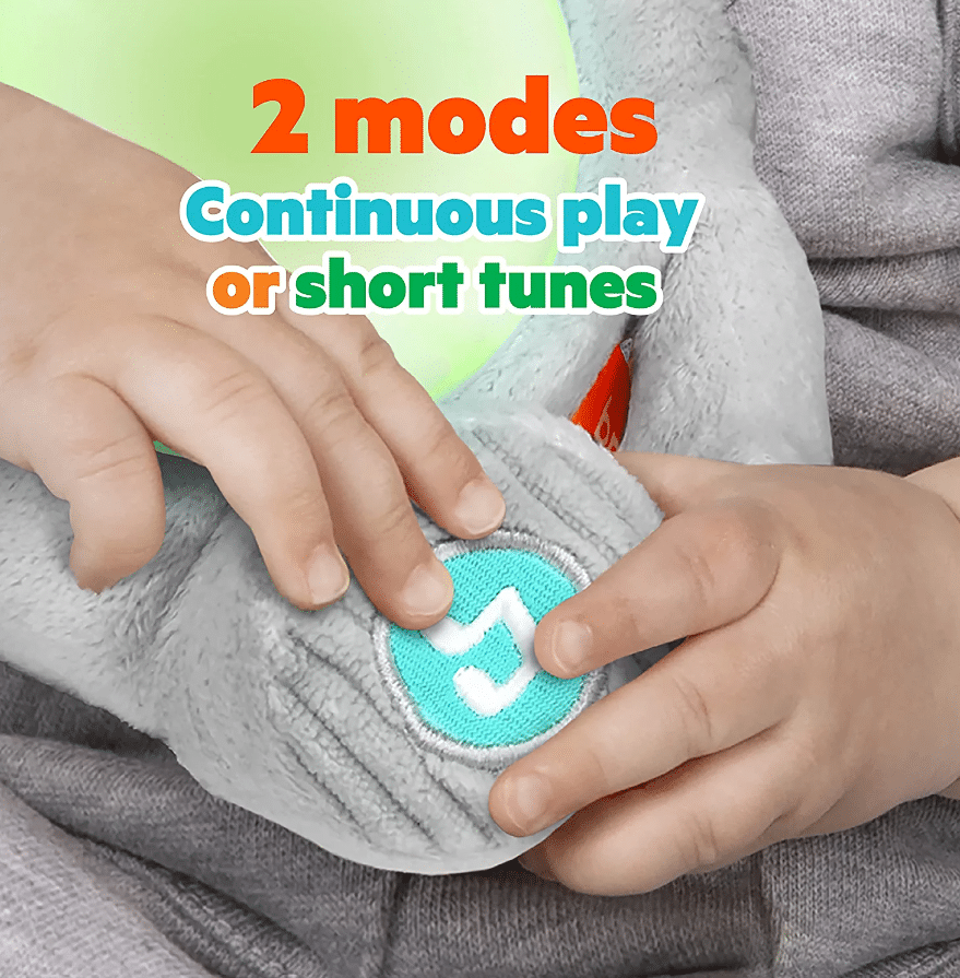 Bright Starts - Jucarie interactiva Hug a Bye Baby Elephant - Image 3