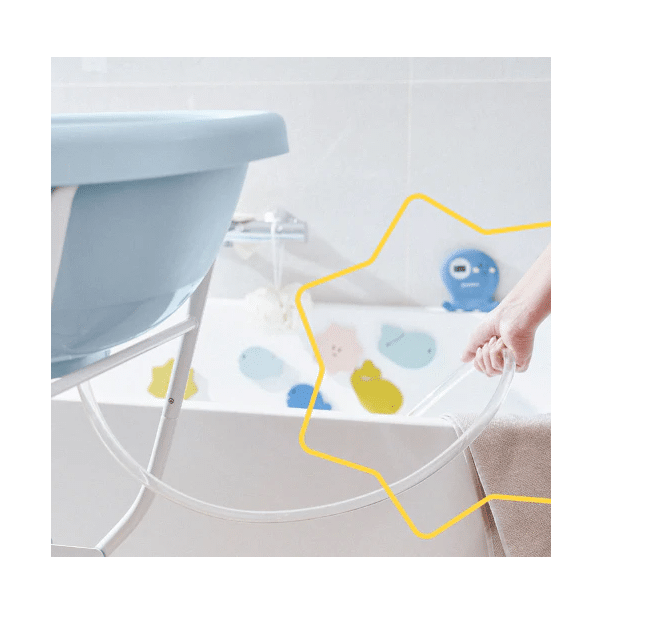 Badabulle- Set suport pentru cadita si furtun de scurgere, pentru cadita in forma de balena - Image 3