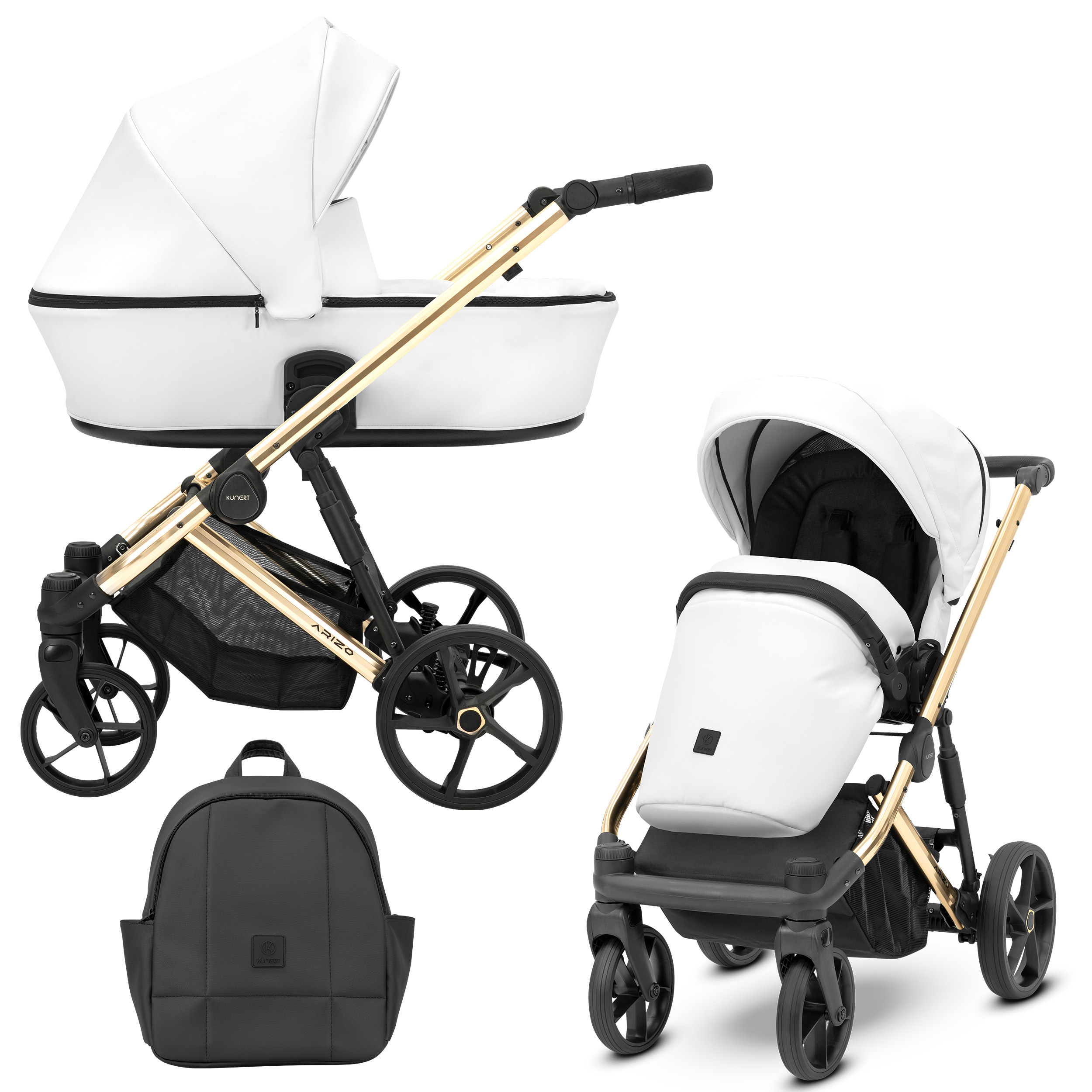 Carucior 2 in 1 Kunert Arizo Premium Eco White