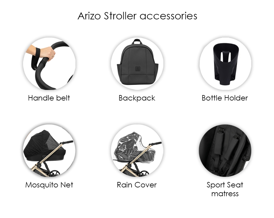 Carucior 2 in 1 Kunert Arizo Premium Eco Black - Image 4